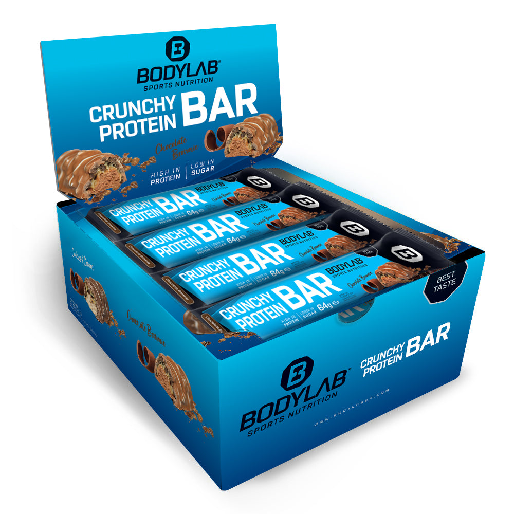 Crunchy Protein Bar (12x64g) Schokoladen Brownie