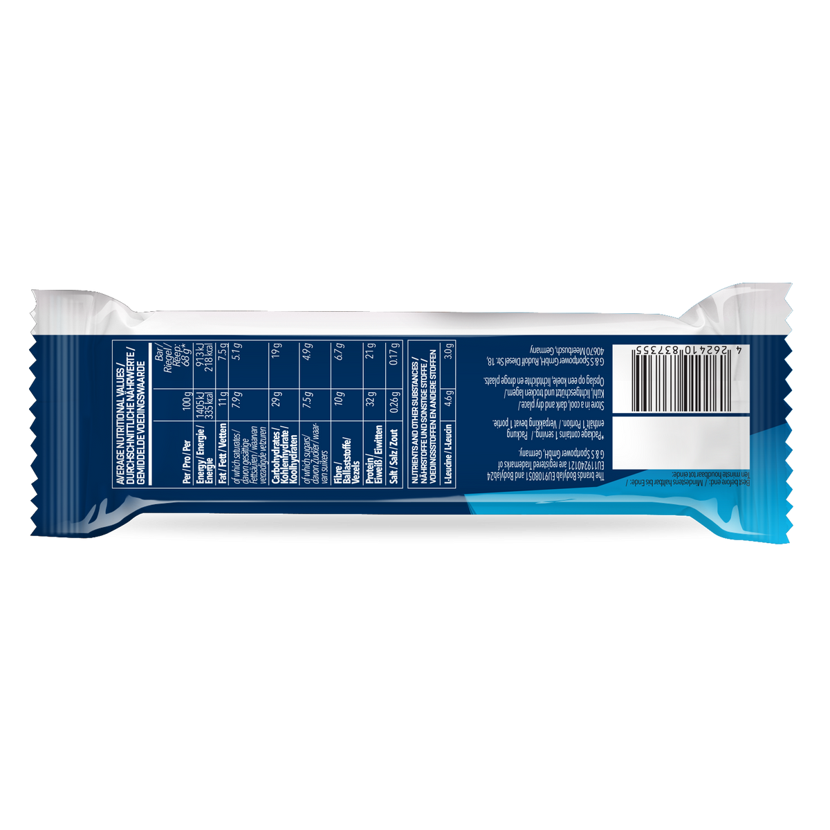 Prime Crunchy Protein Bar - 3g Leucin (12x65g) Strawberry Yoghurt