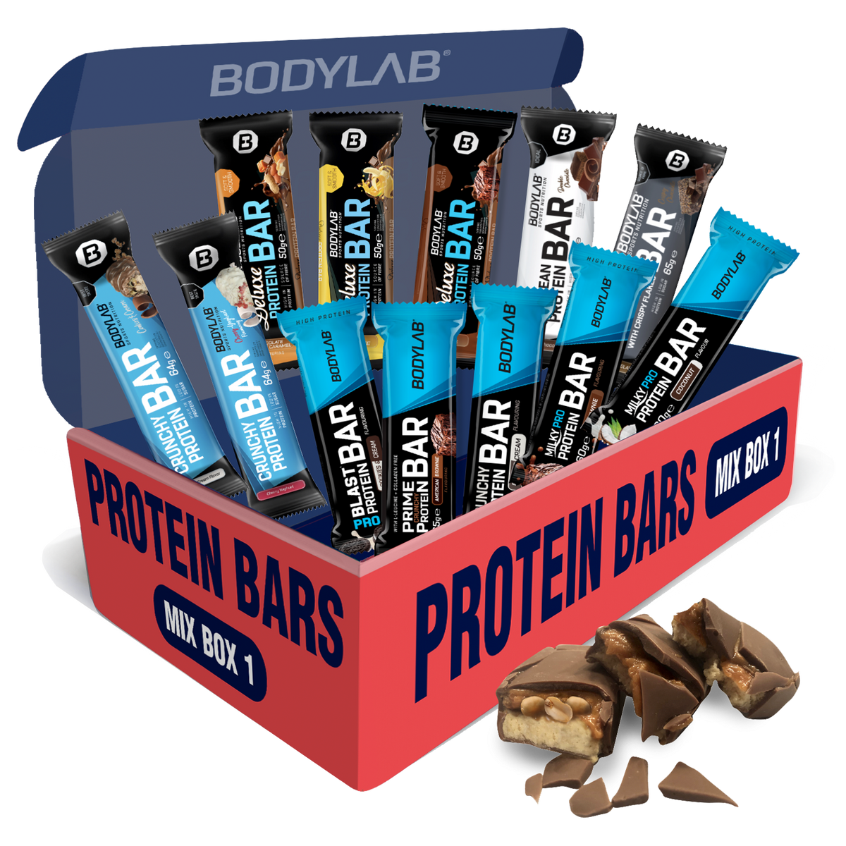 Protein Bar MIX BOX 1 (12x50g-65g)