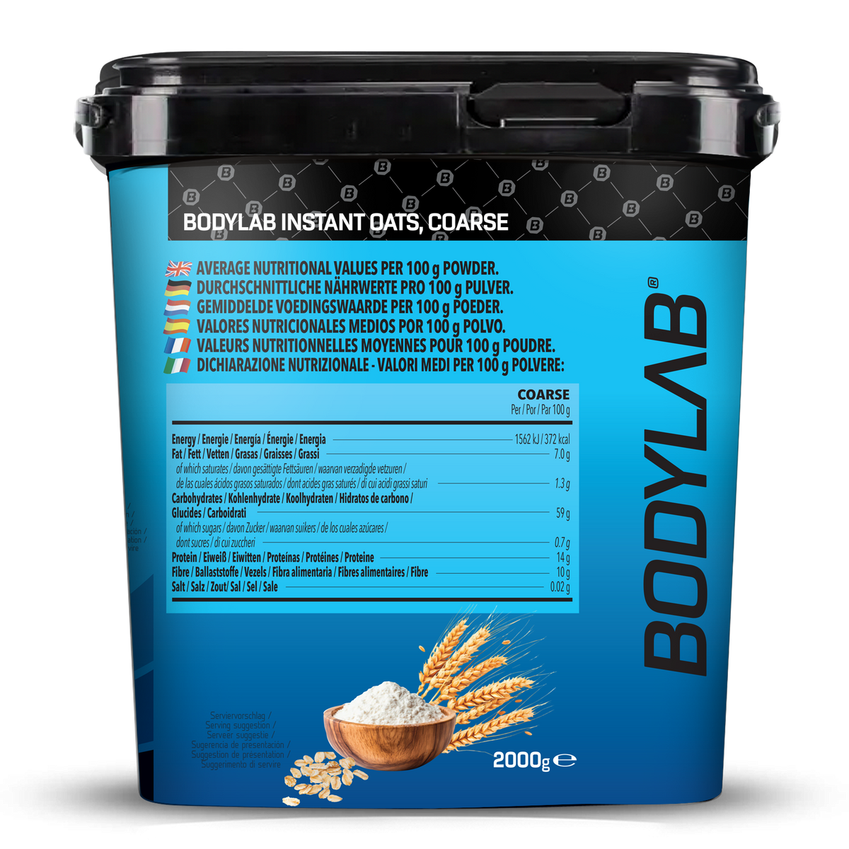 Instant Oats coarse (grob gemahlen) (2000g)