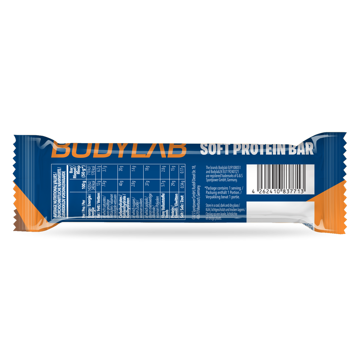 Soft Protein Bar (12x50g) Peanut Caramel