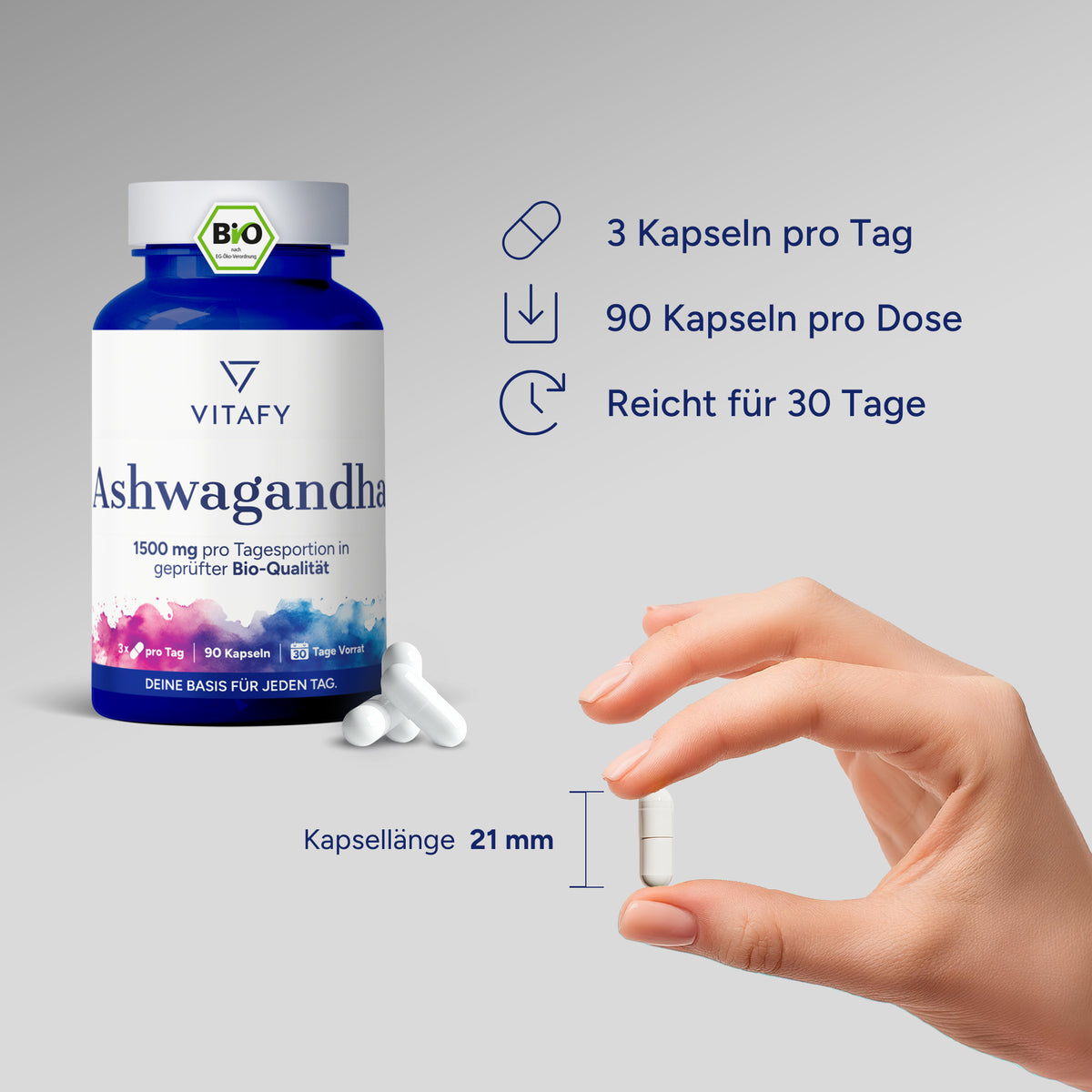 Bio Ashwagandha (90 Kapseln)