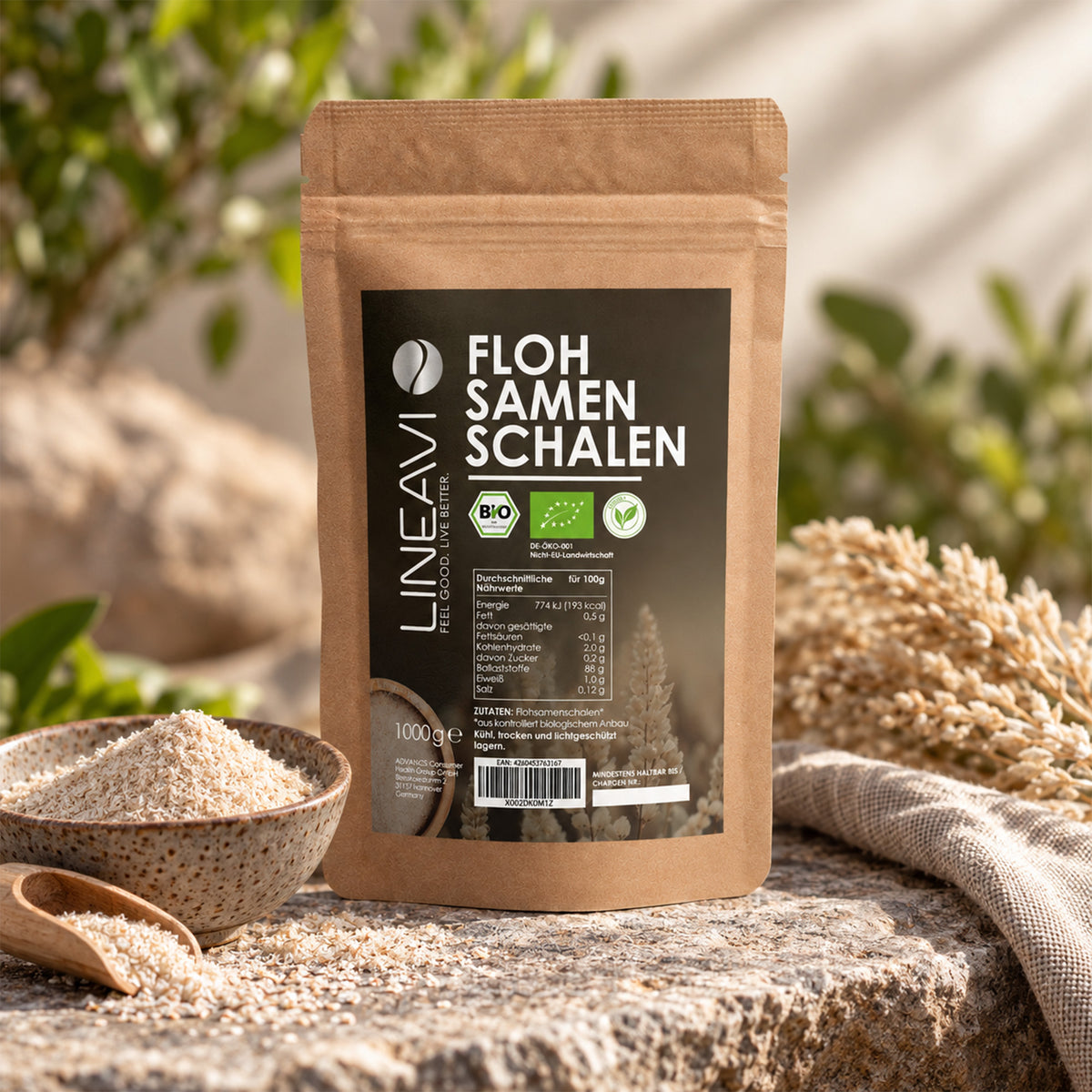 Bio Flohsamenschalen (1000g)