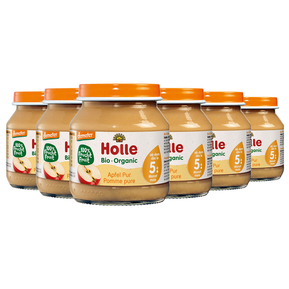 Apfel pur - 6x125g - Demeter ab dem 5. Monat