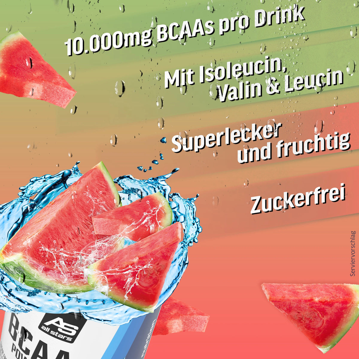 BCAA Powder (420g) Watermelon