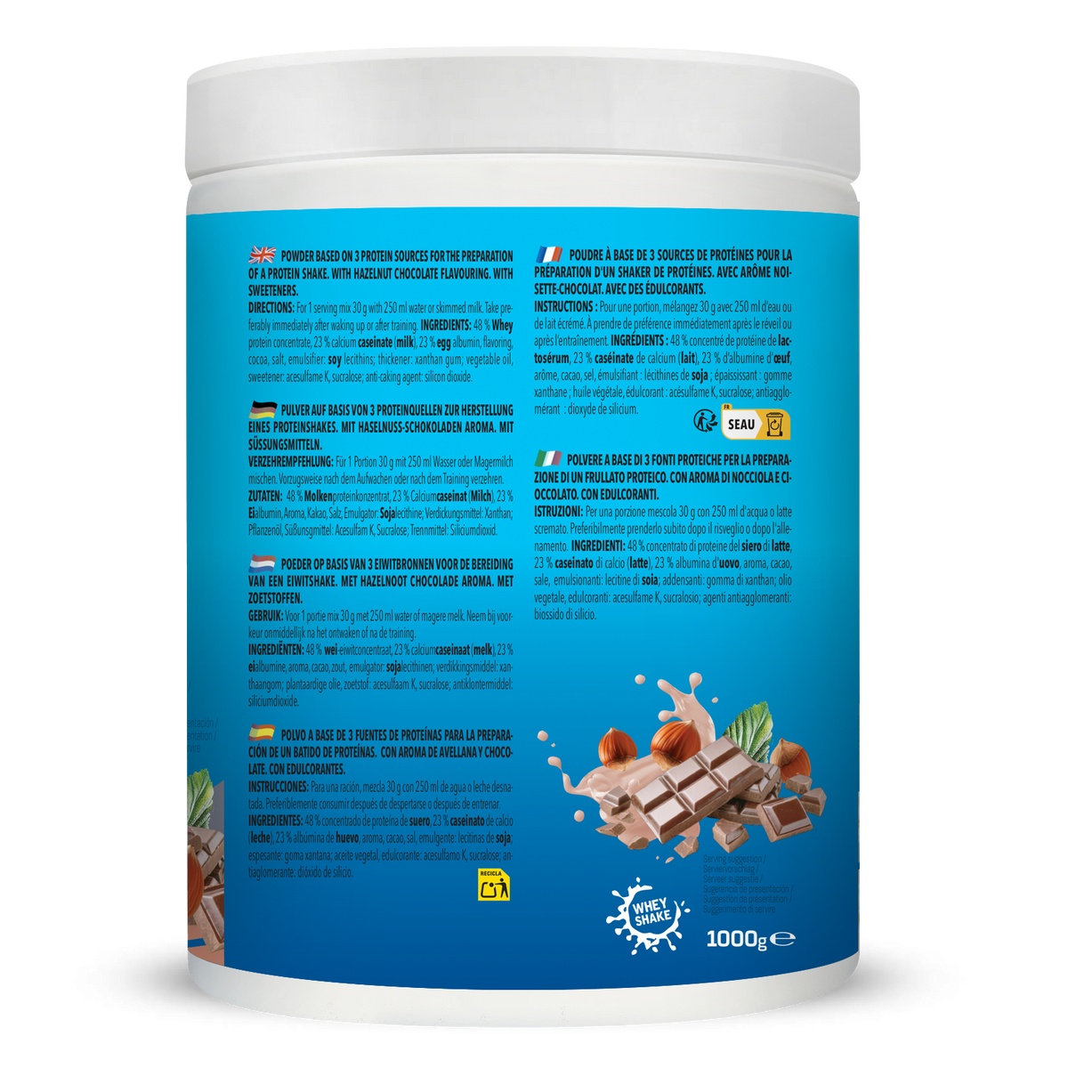3K-Protein (1000g) Deluxe Hazelnut Chocolate