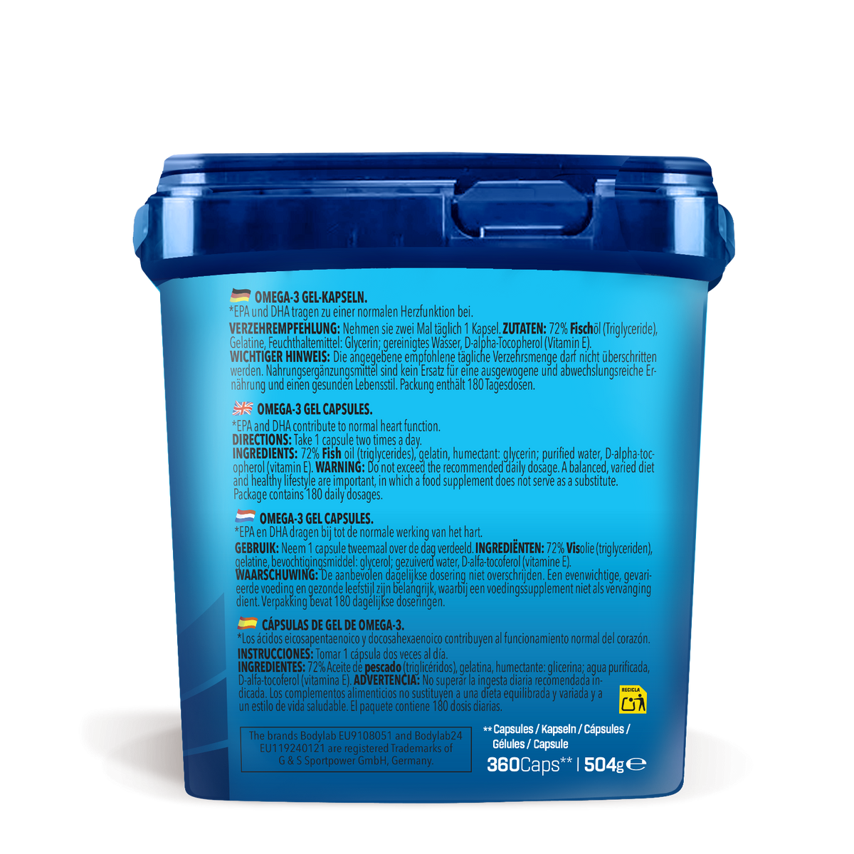 BIG PACK Omega-3 (360 Kapseln)