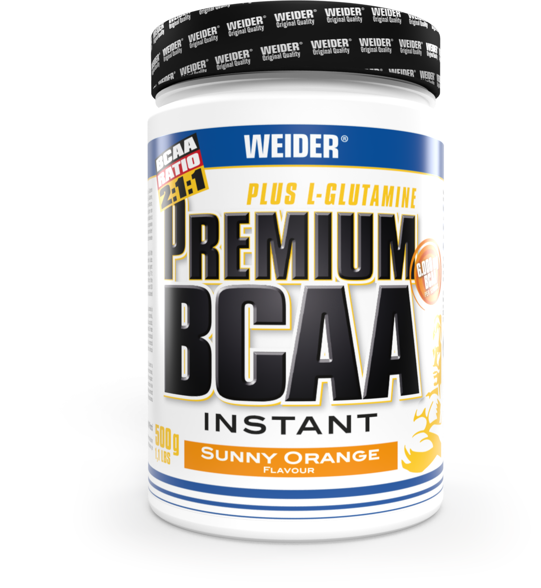 Premium BCAA Powder (500g) Orange