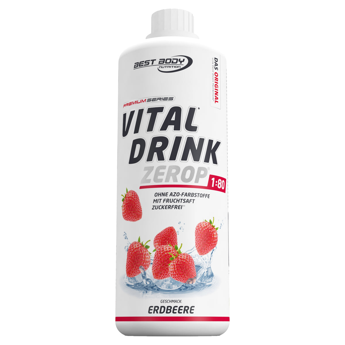 Vital Drink Zerop (1000ml) Erdbeere