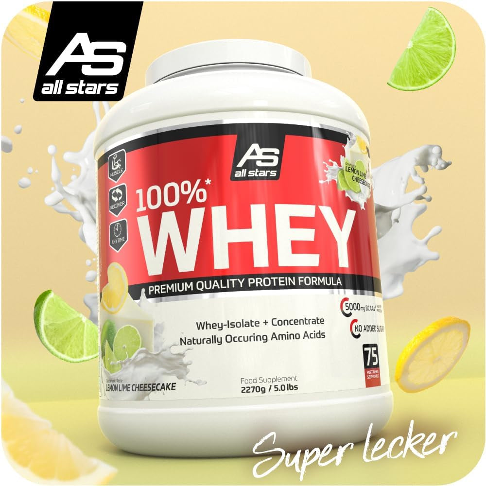 100% Whey Premium (2270g) Lemon Lime Cheesecake