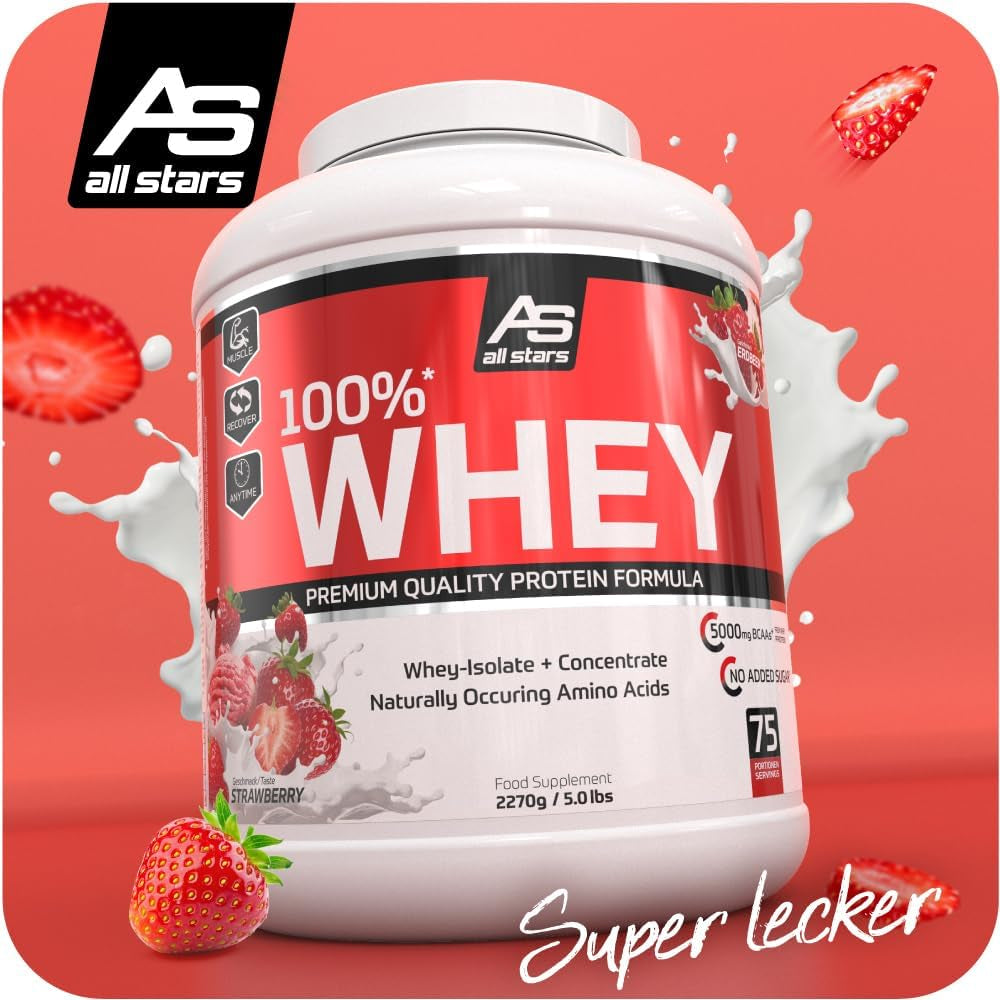 100% Whey Premium (2270g) Strawberry