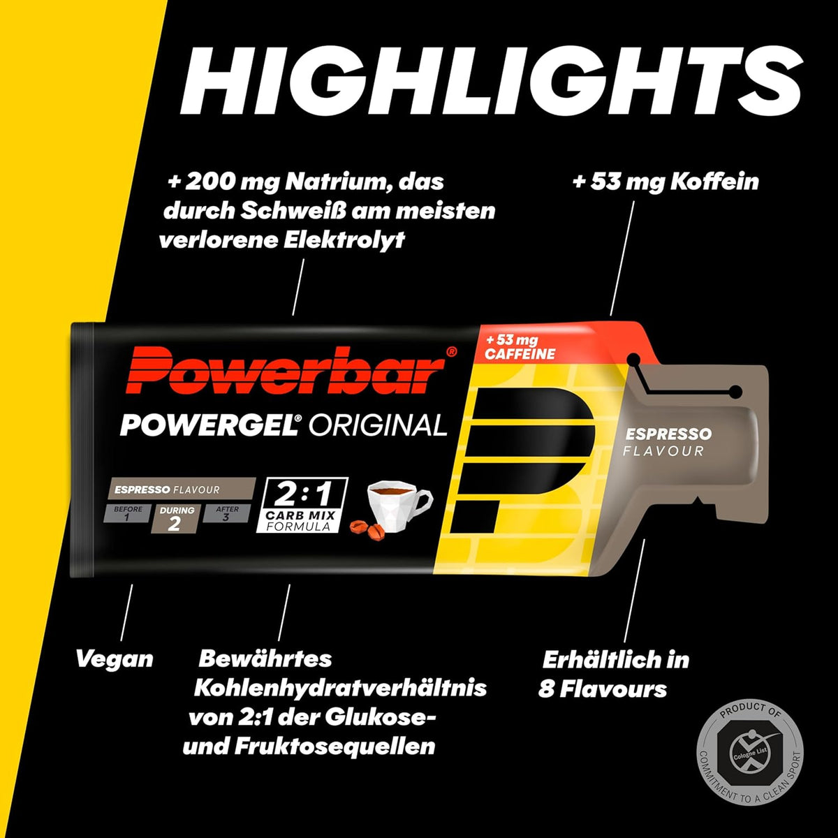 PowerGel Original (41g) Espresso mit Koffein