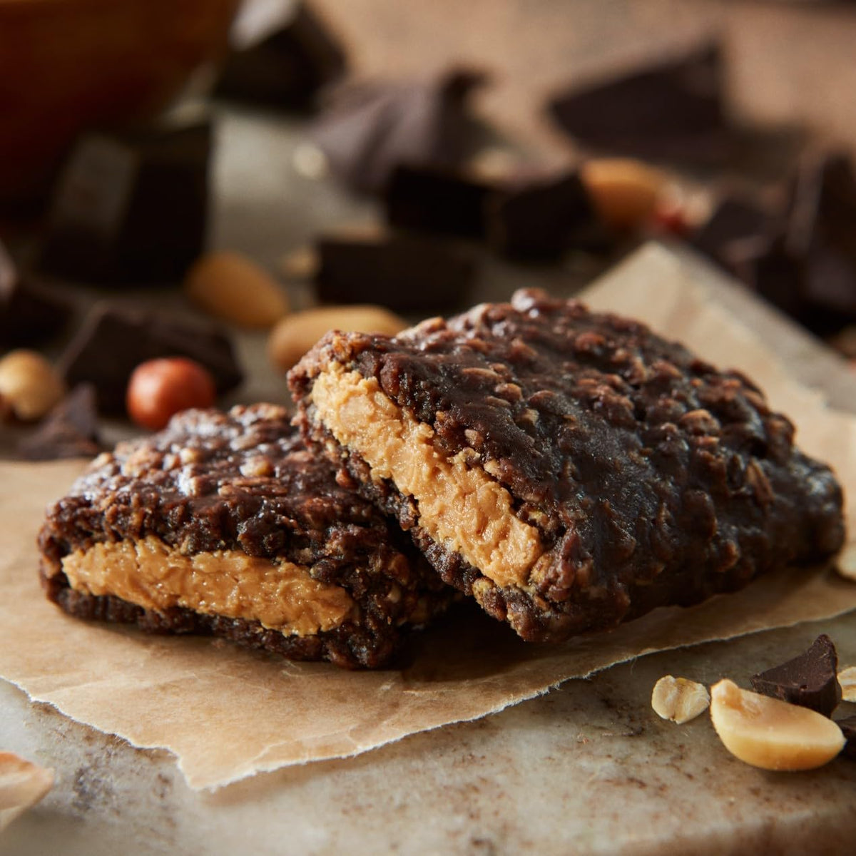 Nut Butter Filled Bar bio (12x50g) Chocolate Peanut Butter