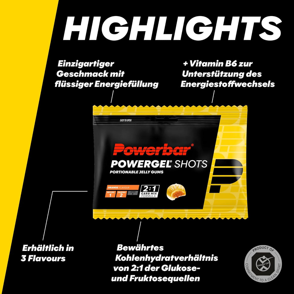 Powergel Shots (60g) Orange