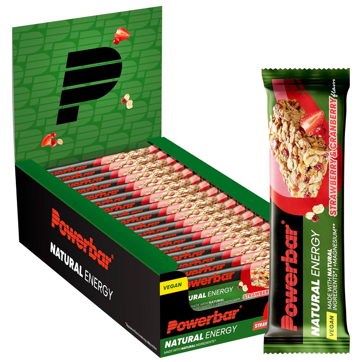 Natural Energy Cereal Bar (18x40g) Strawberry-Cranberry