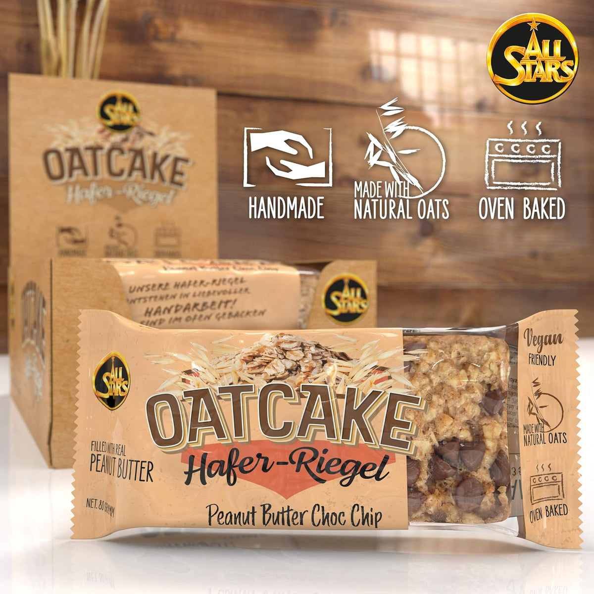 Oatcake (12x80g) Peanut Butter Choc Chip