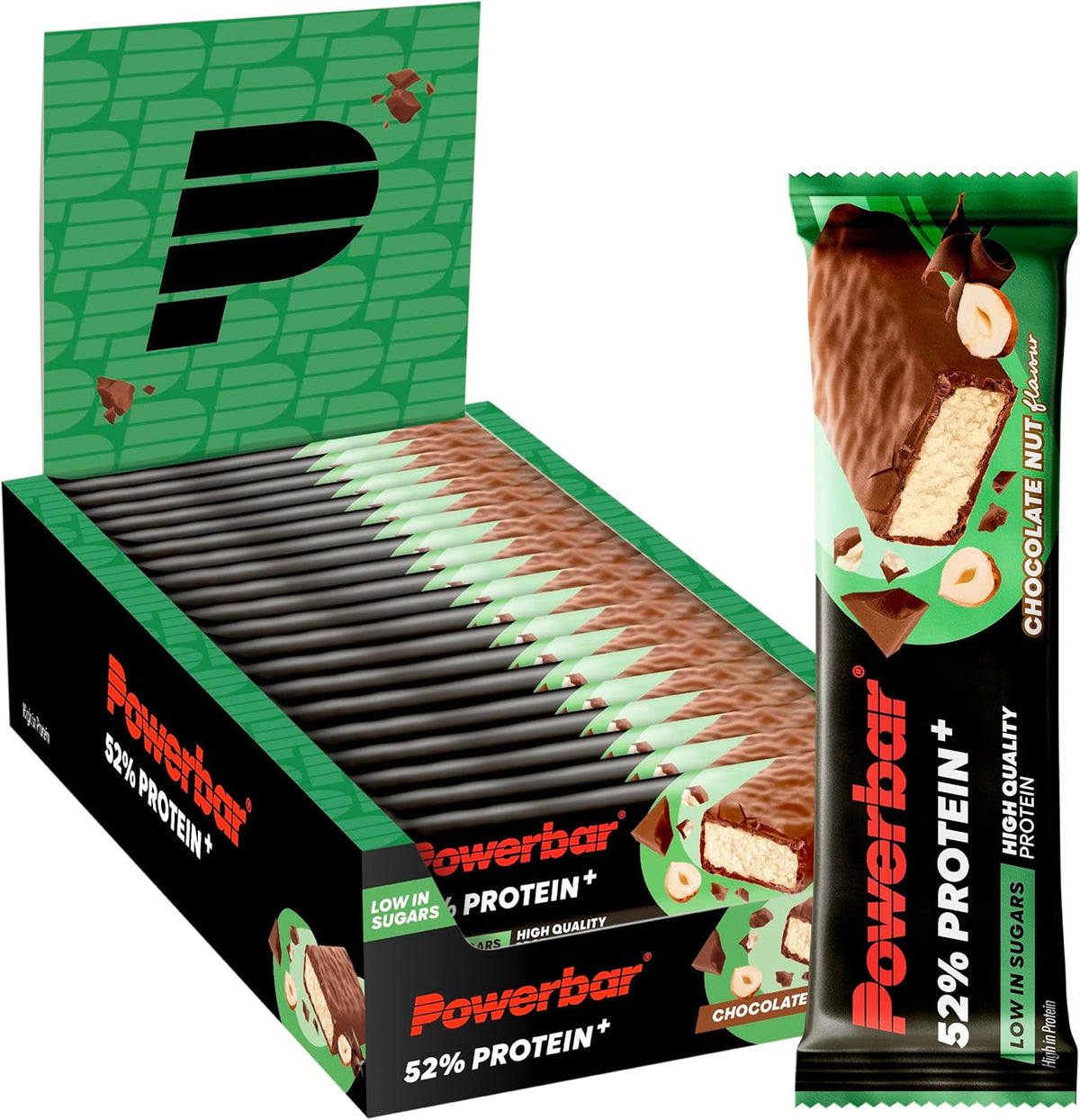 52% Protein+ Bar (20x50g) Chocolate Nut