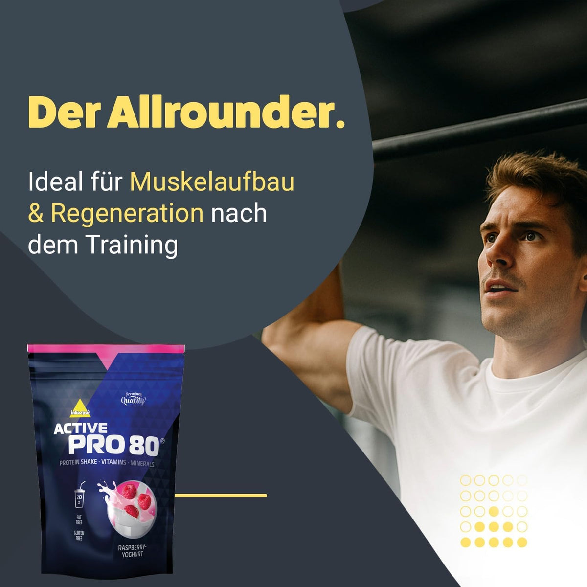 Active Pro 80 (500g) Himbeer-Joghurt