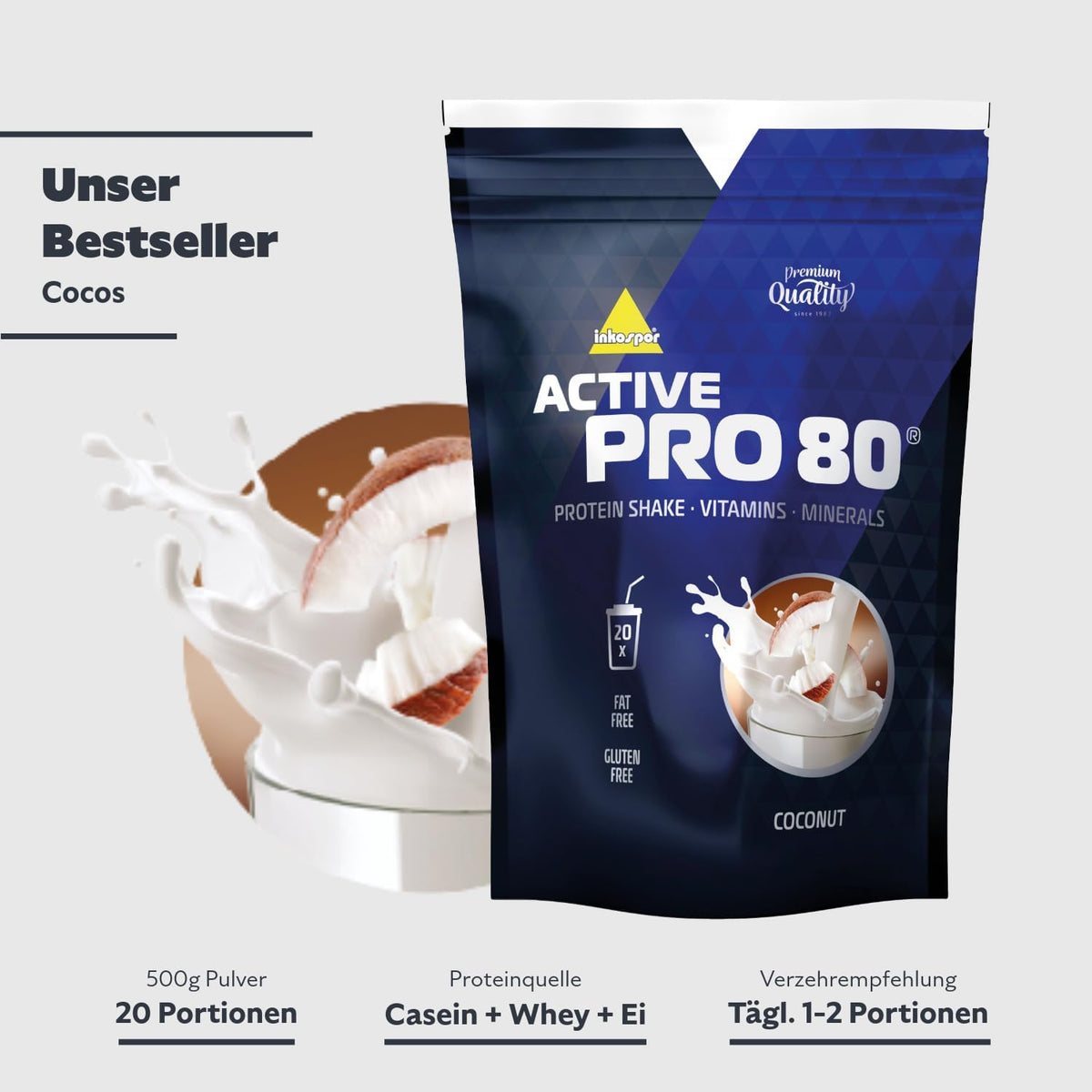 Active Pro 80 (500g) Cocos