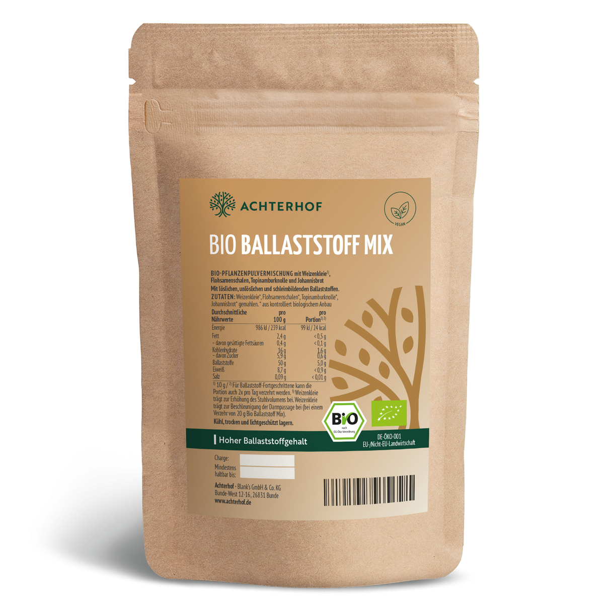 Bio Ballaststoff Mix (100g)