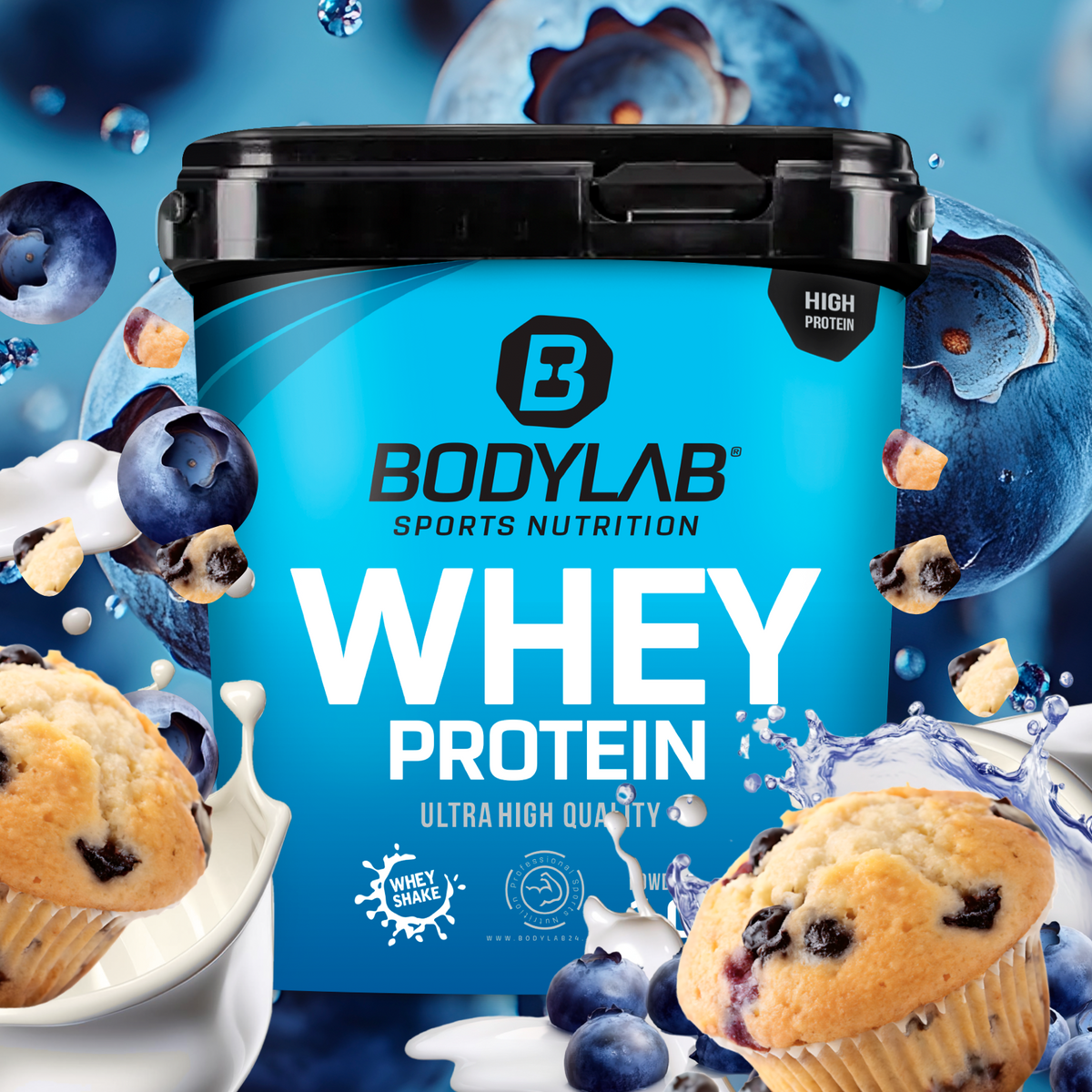 Whey Protein (1000g) Blueberry Muffin
