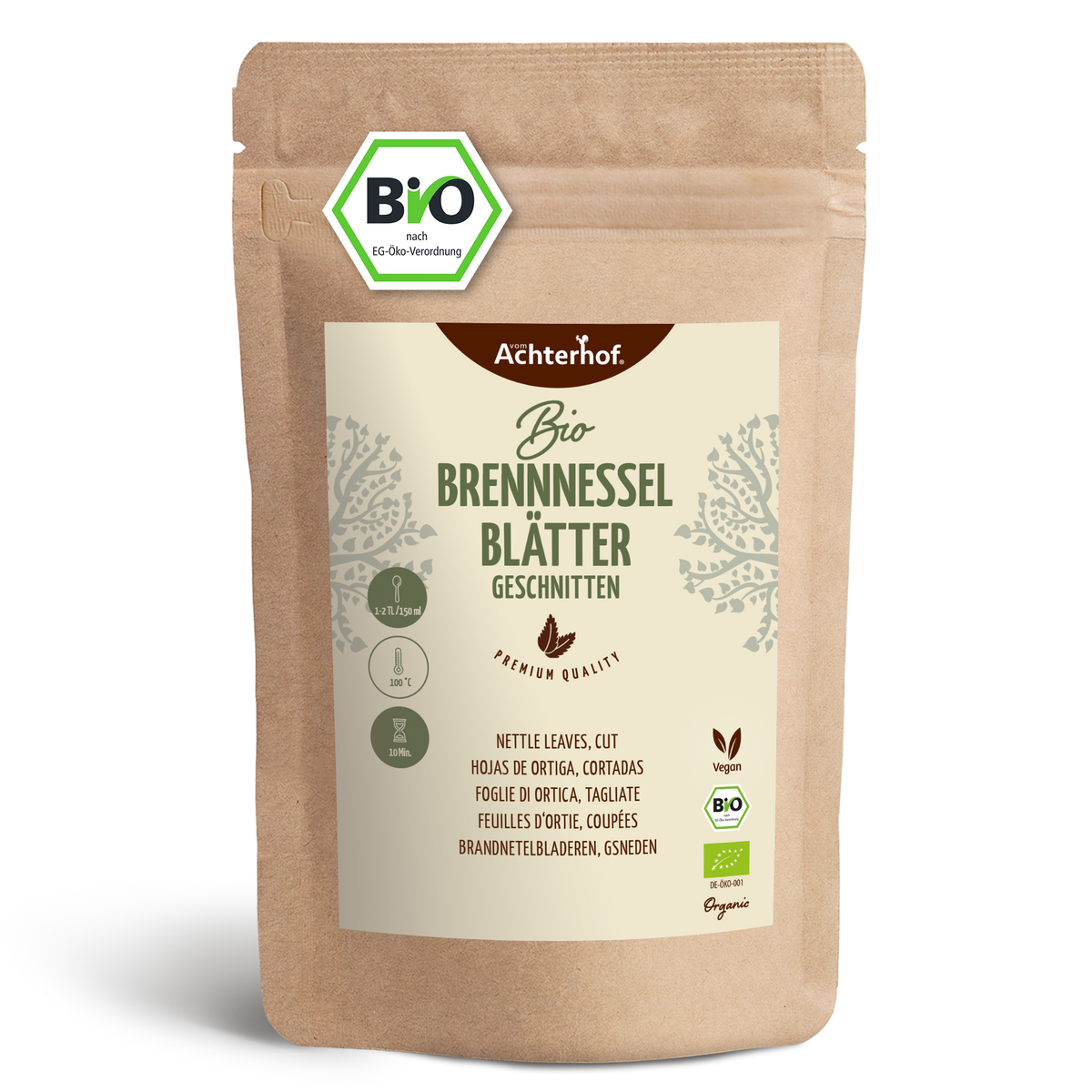 Brennnesselblätter geschnitten Bio (1000g)