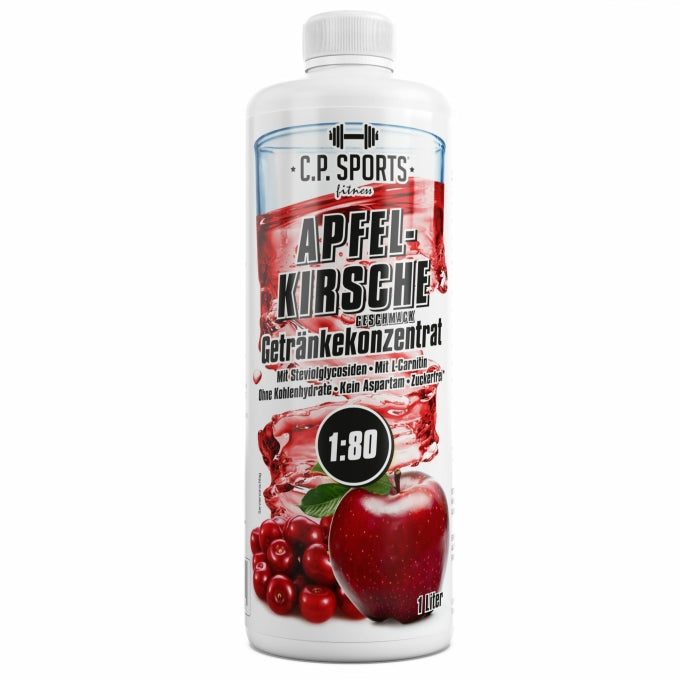 C.P. Sports Getränkekonzentrat (1000ml) Apfel-Kirsche
