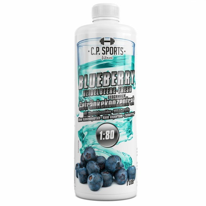 C.P. Sports Getränkekonzentrat (1000ml) Blueberry