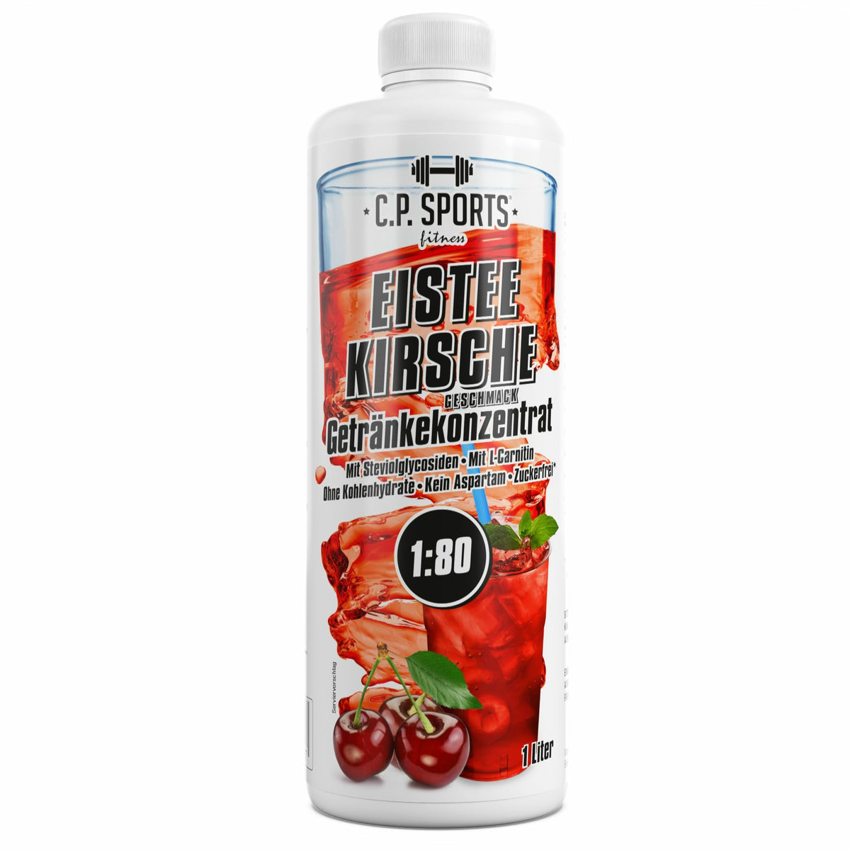 C.P. Sports Getränkekonzentrat (1000ml) Eistee-Kirsche