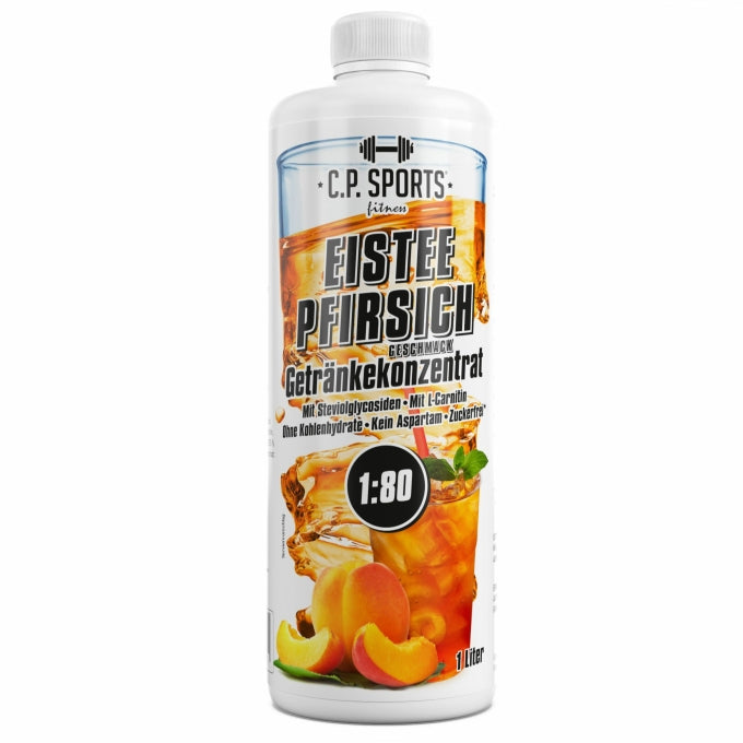 C.P. Sports Getränkekonzentrat (1000ml) Eistee-Pfirsich