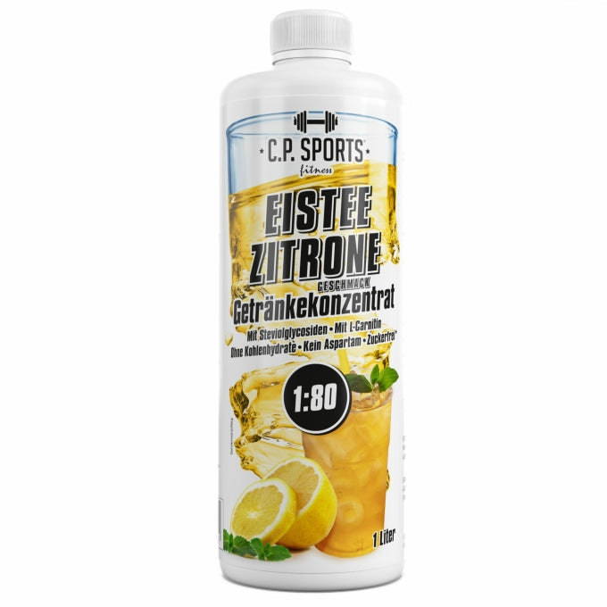 C.P. Sports Getränkekonzentrat (1000ml) Eistee-Zitrone