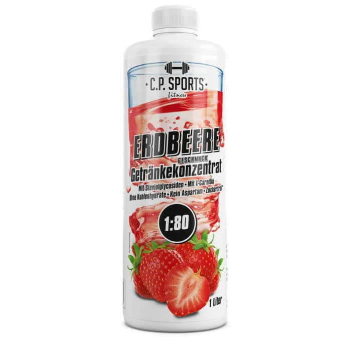 C.P. Sports Getränkekonzentrat (1000ml) Erdbeere