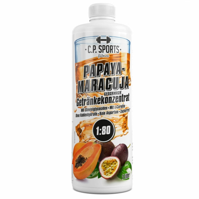 C.P. Sports Getränkekonzentrat (1000ml) Papaya-Maracuja