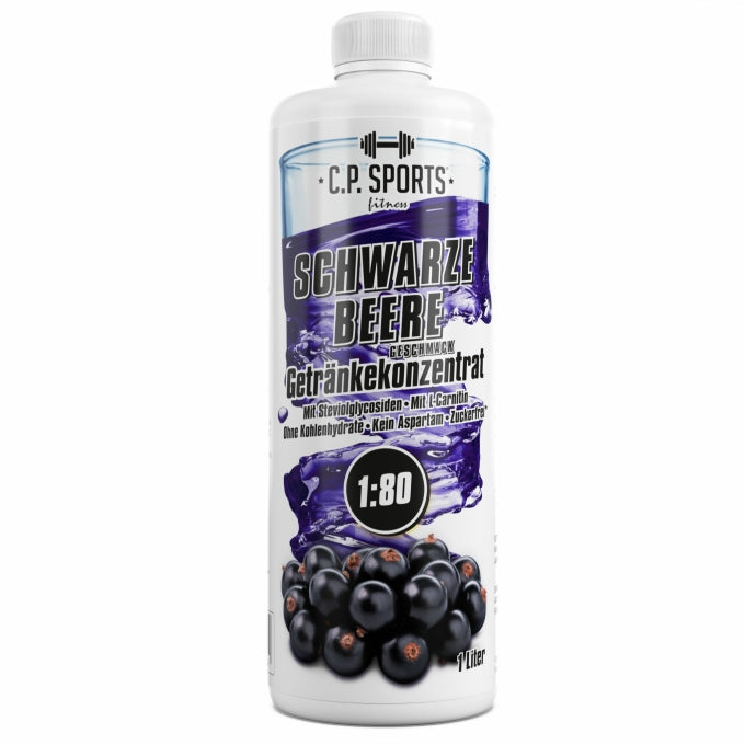 C.P. Sports Getränkekonzentrat (1000ml) Schwarze Johannisbeere