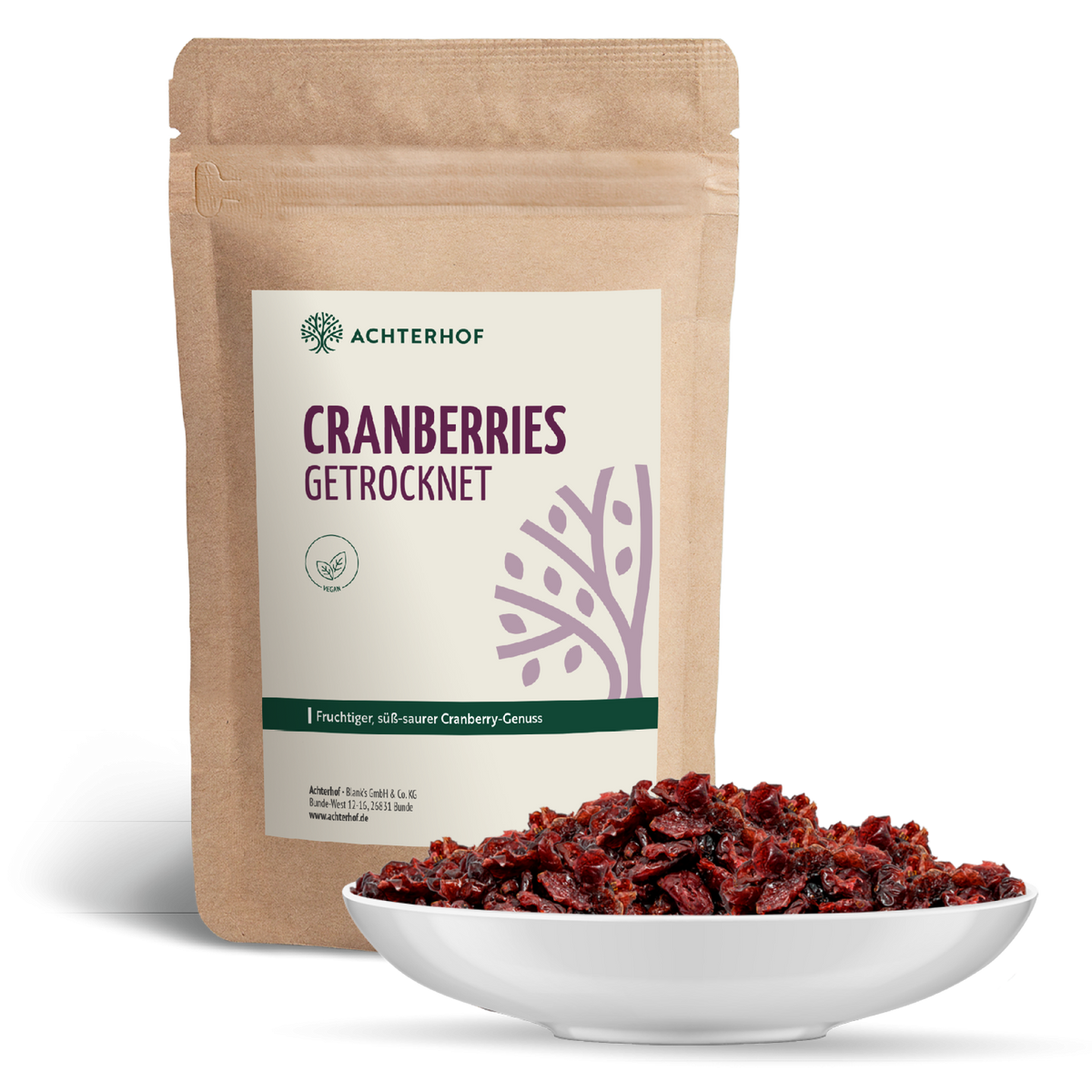 Cranberries getrocknet & gesüßt (1000g)
