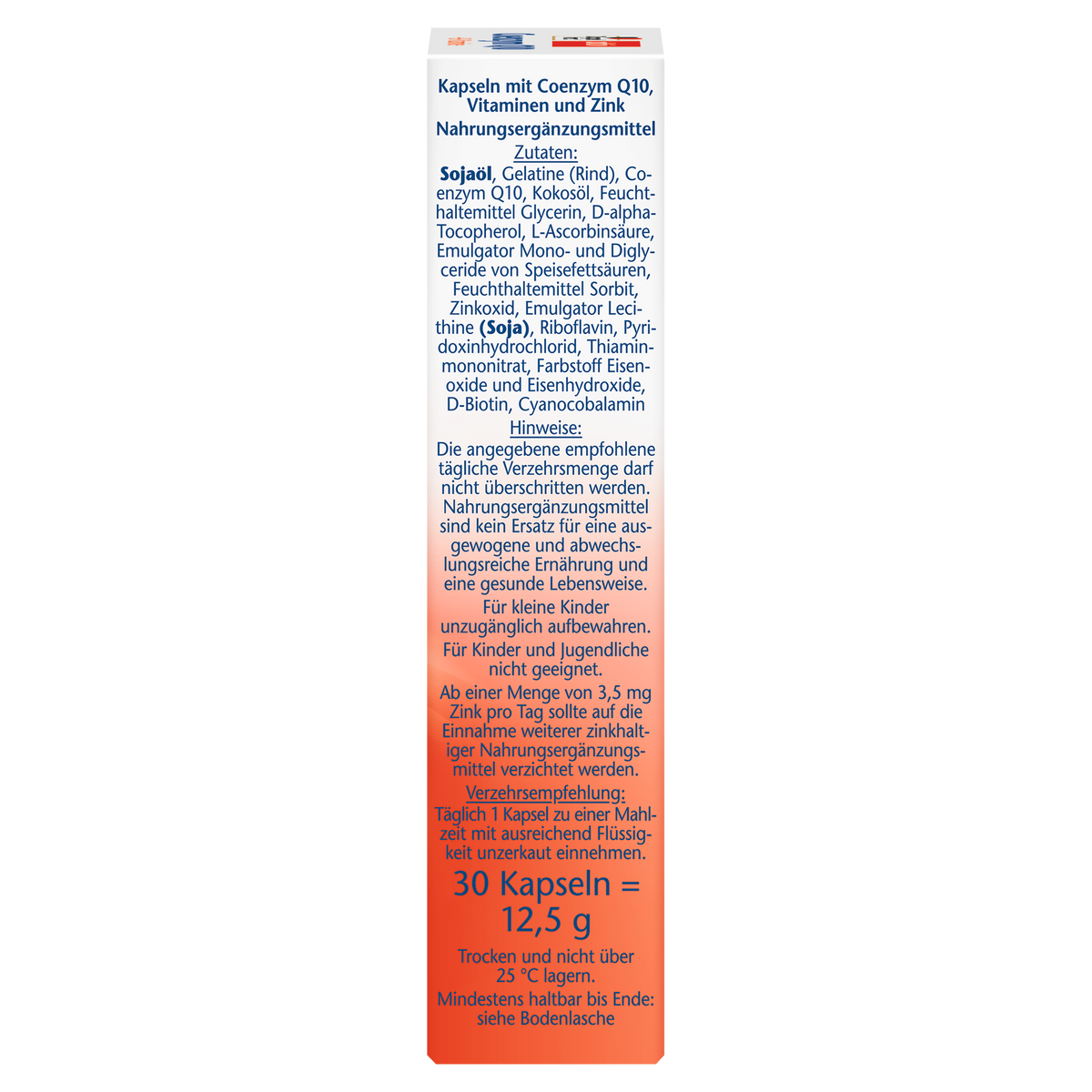 Coenzym Q10 + B-Vitamine (30 Kapseln)