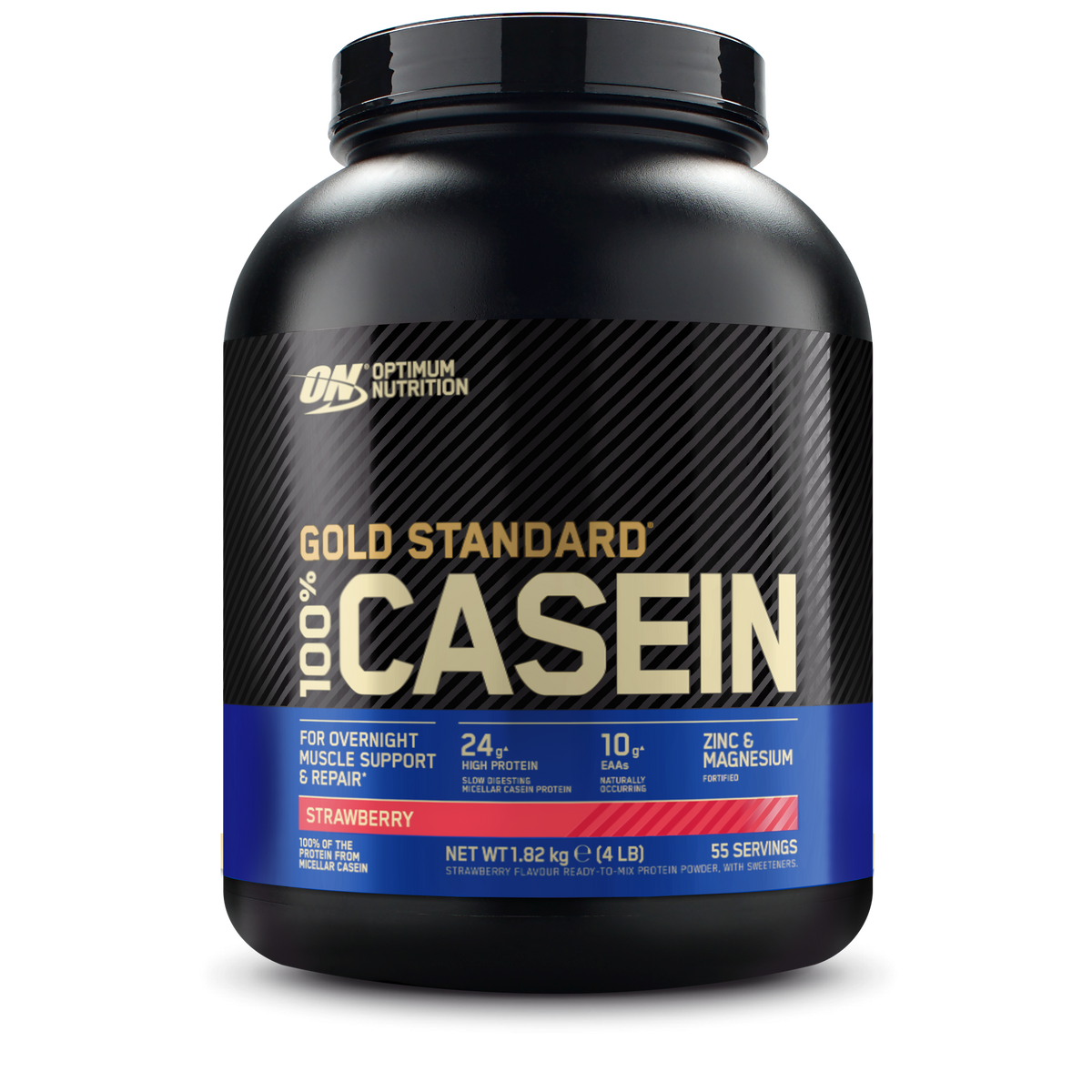 100% Casein Gold Standard (1820g) Strawberry