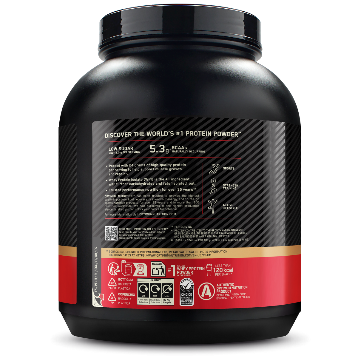 100% Whey Gold Standard (2040g) Neutral