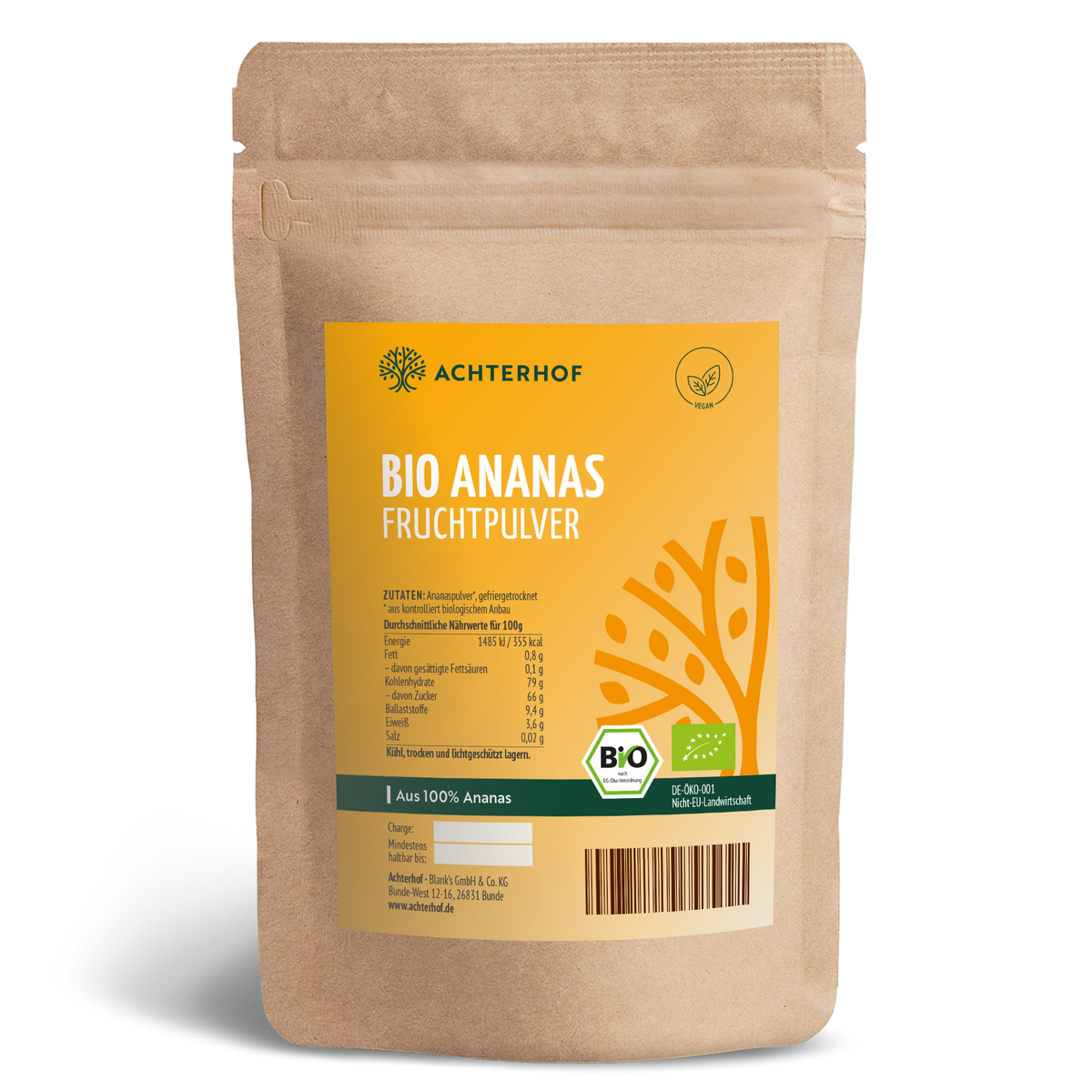 Bio Ananas Fruchtpulver (250g)