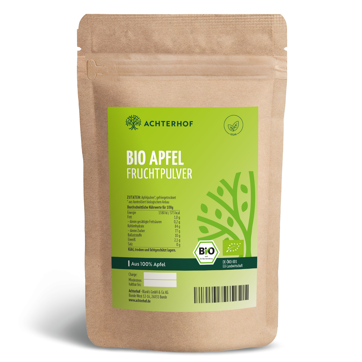 Bio Apfel Fruchtpulver (250g)