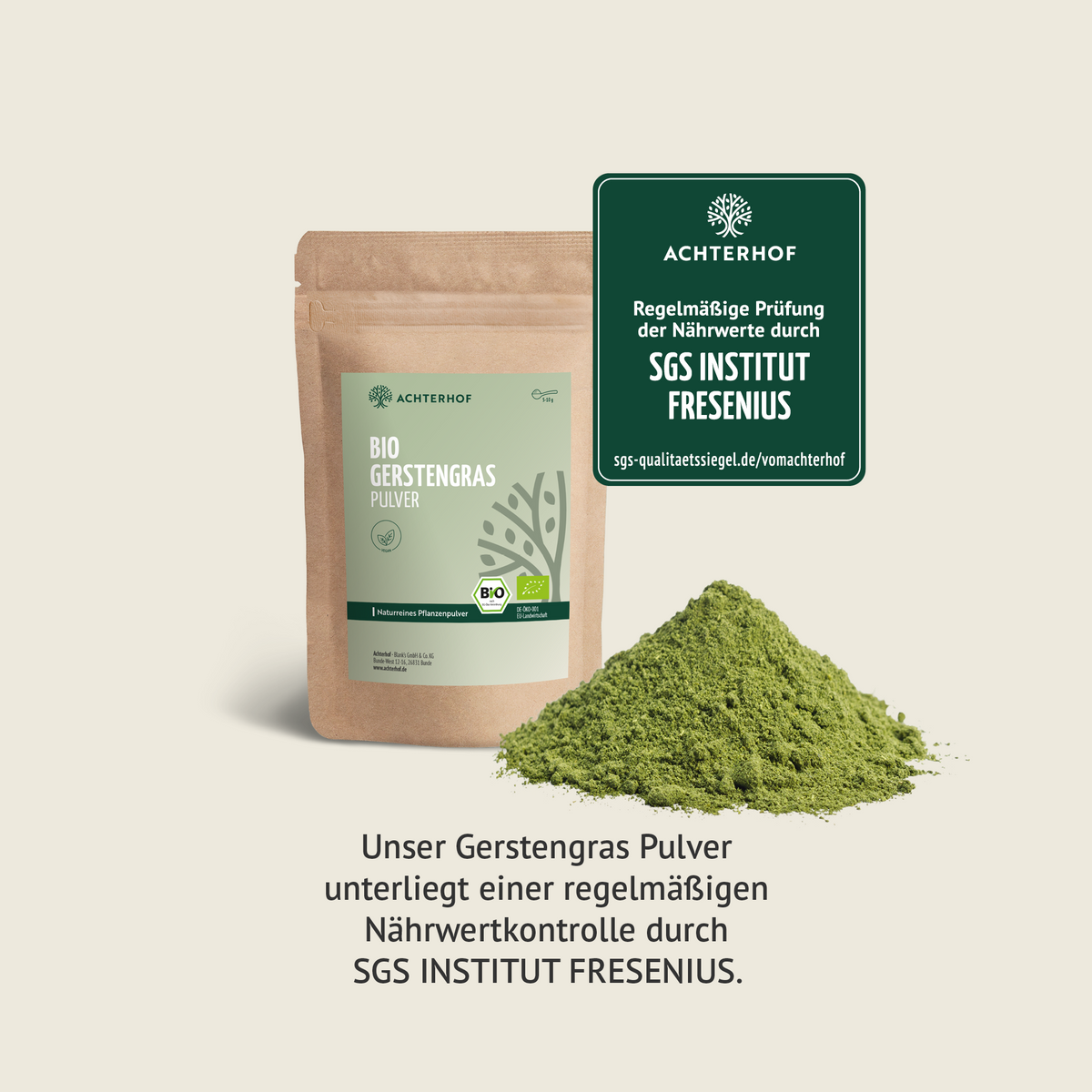 Gerstengras Pulver Bio (500g)