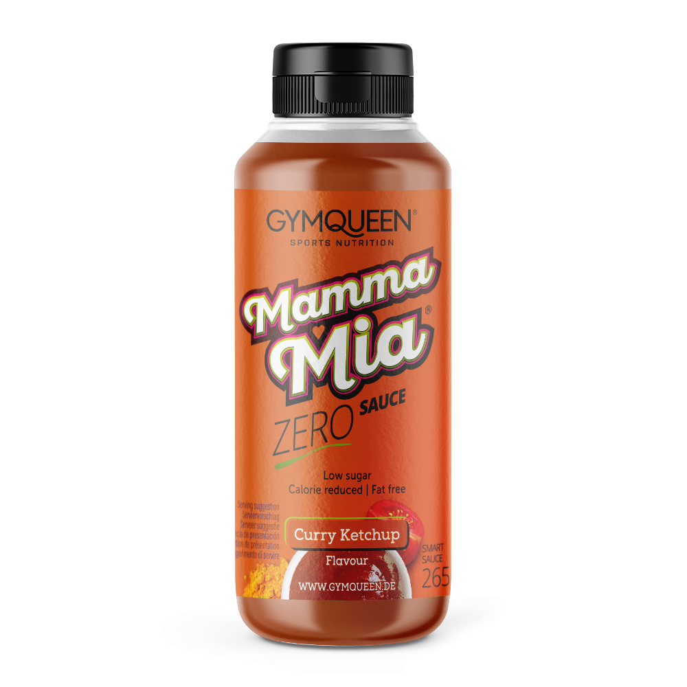 GymQueen Mamma Mia Zero Saucen (265ml) Curry Ketchup