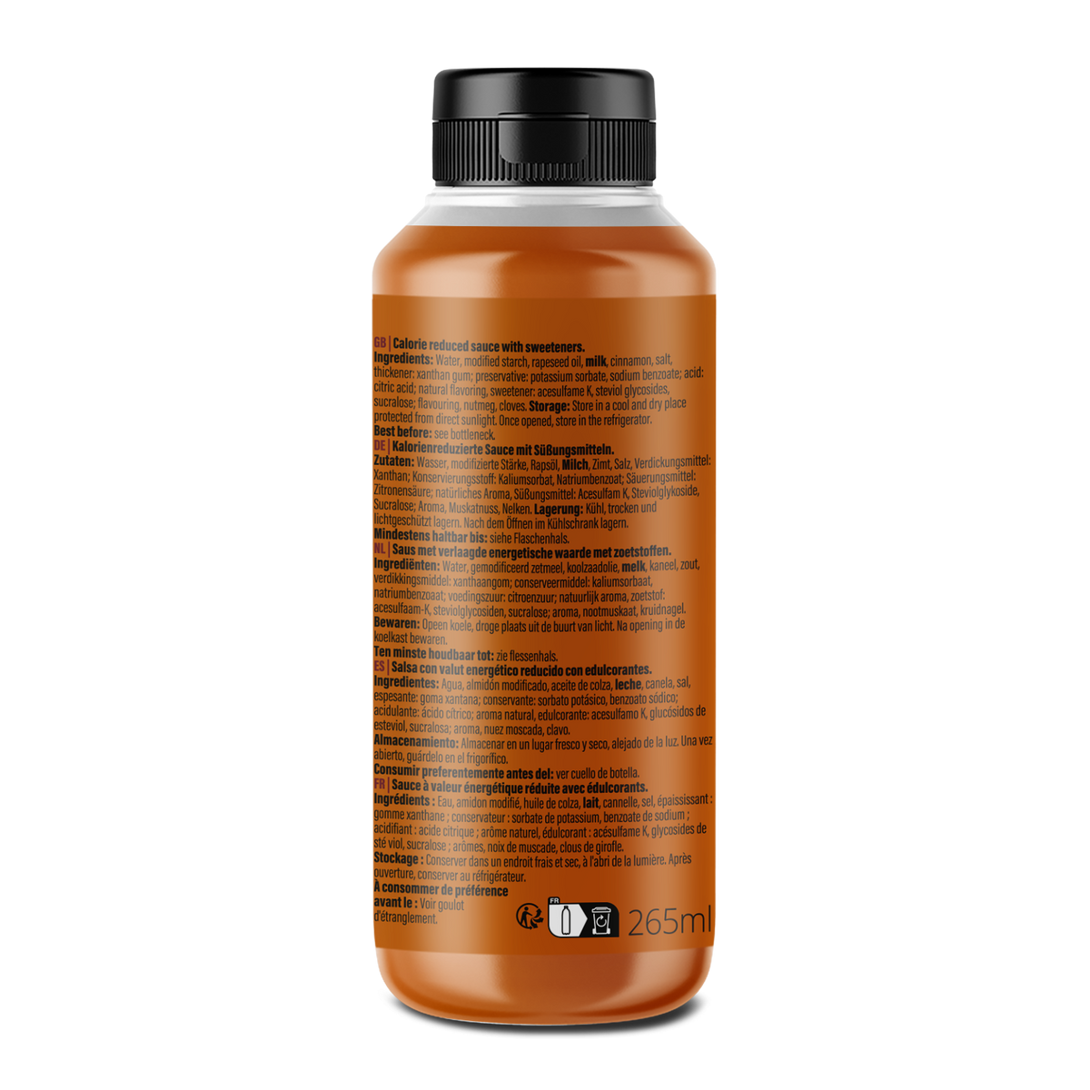 GymQueen Mamma Mia Zero Saucen (265ml) Karamellkeks / Lotuskeks