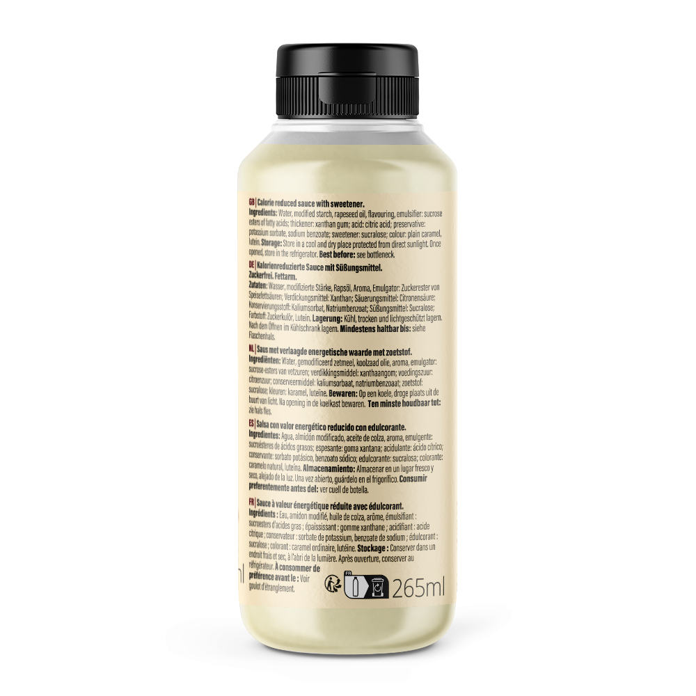 GymQueen Mamma Mia Zero Saucen (265ml) Weiße Schokolade