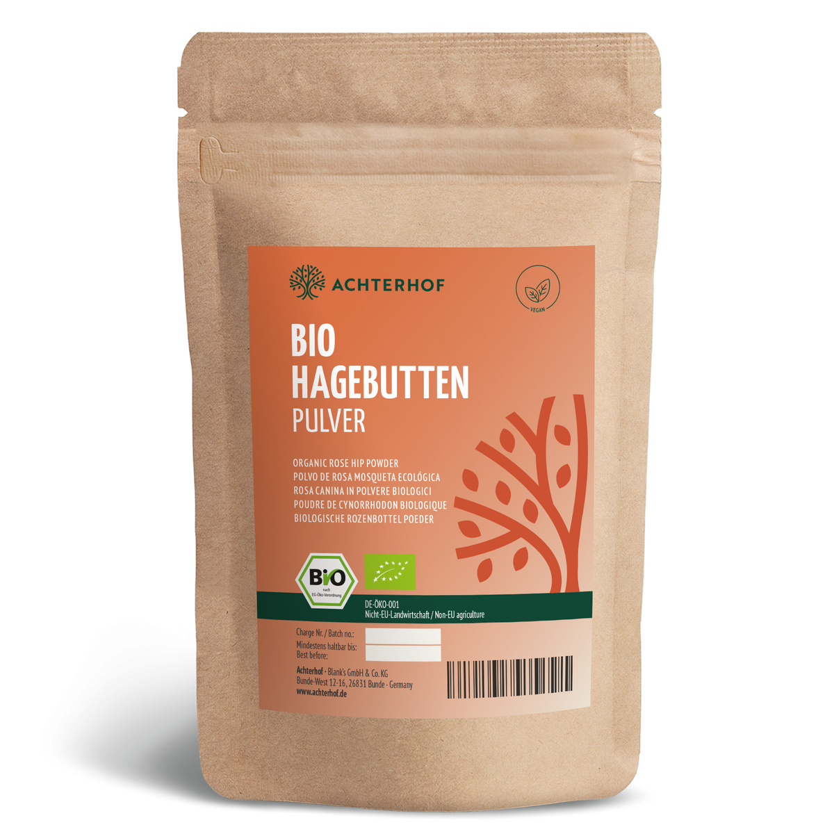 Hagebuttenpulver Bio (500g)