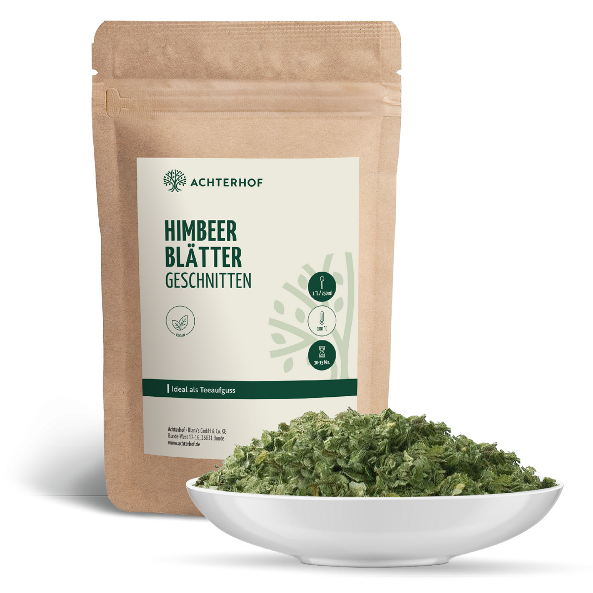 Himbeerblätter geschnitten (100g)