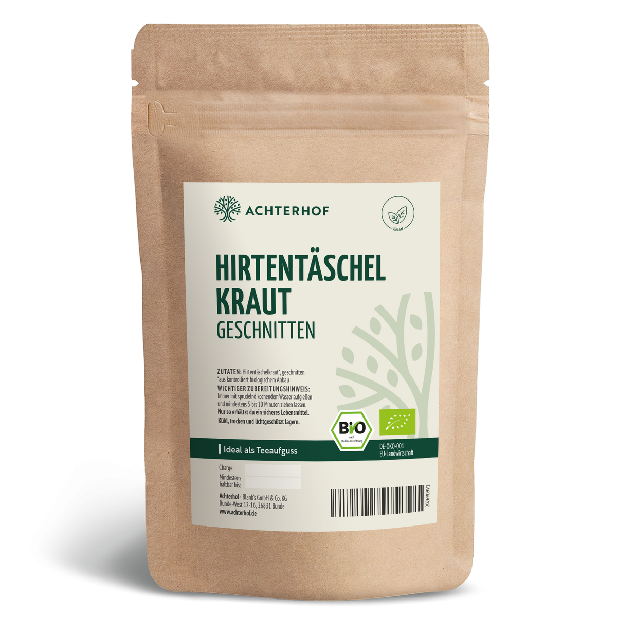 Hirtentäschelkraut geschnitten Bio (500g)
