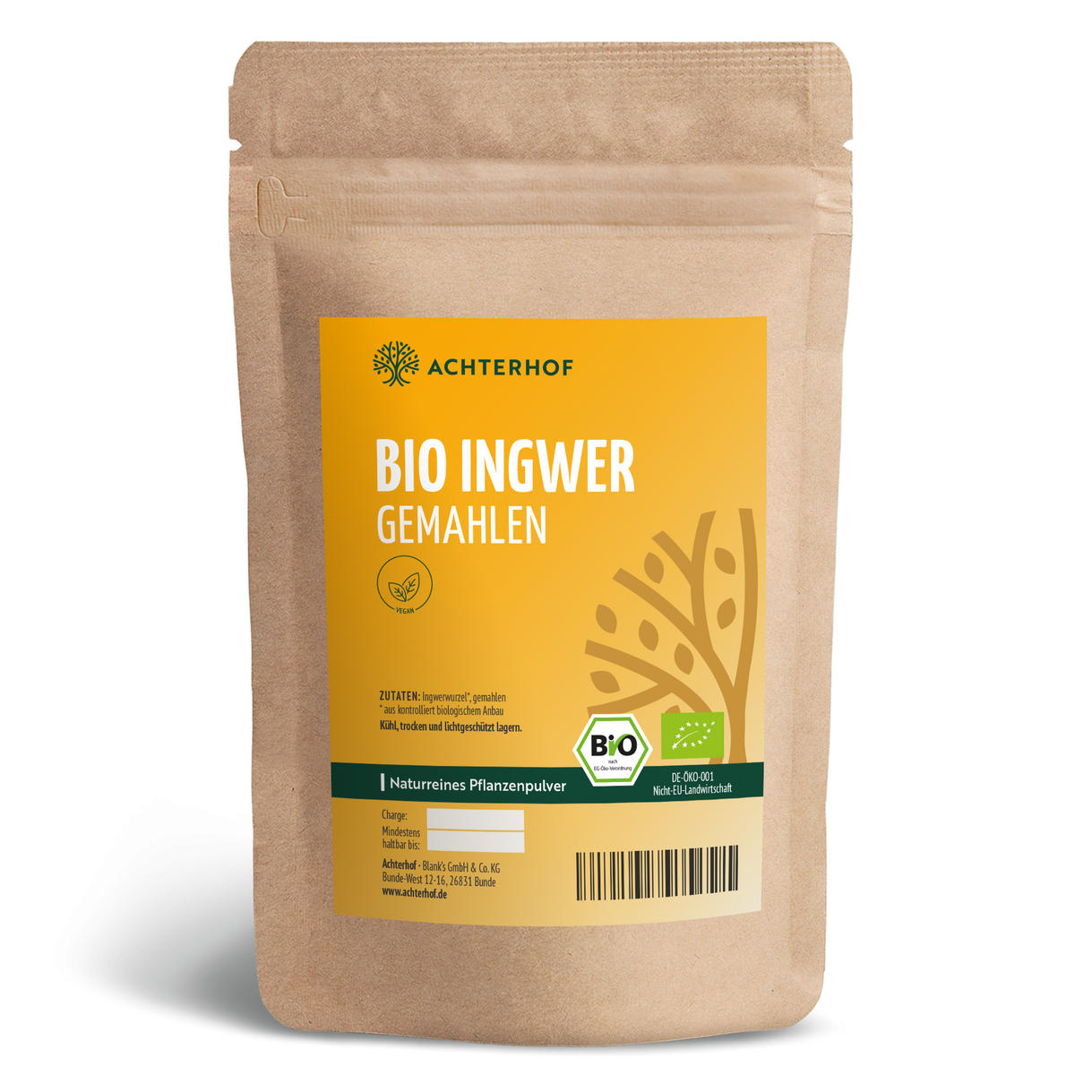 Ingwer gemahlen Bio (250g)