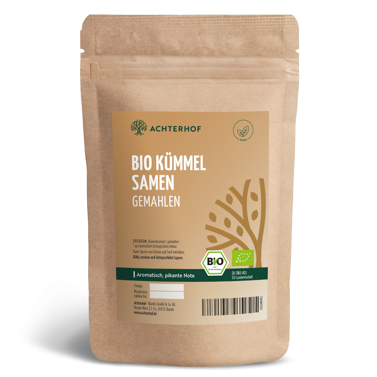 Kümmelsamen gemahlen Bio (500g)