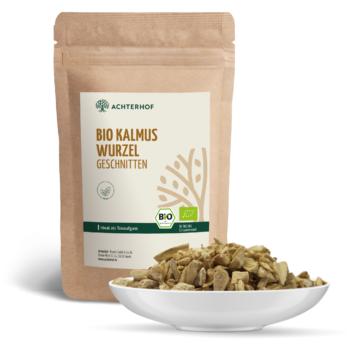 Kalmuswurzel geschnitten Bio (500g)